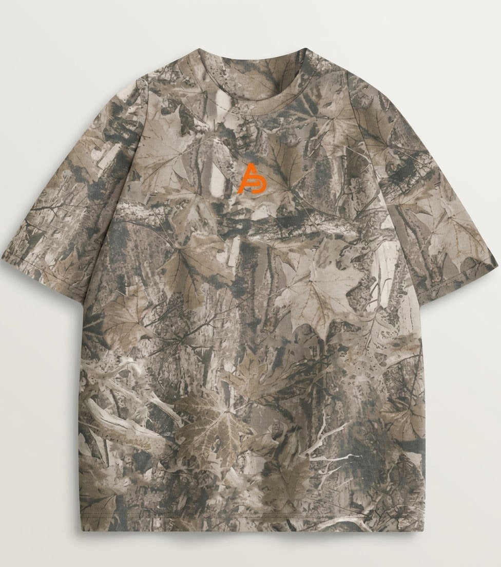 Wolf Or Deer Lightweight Oversized Camo Tee
