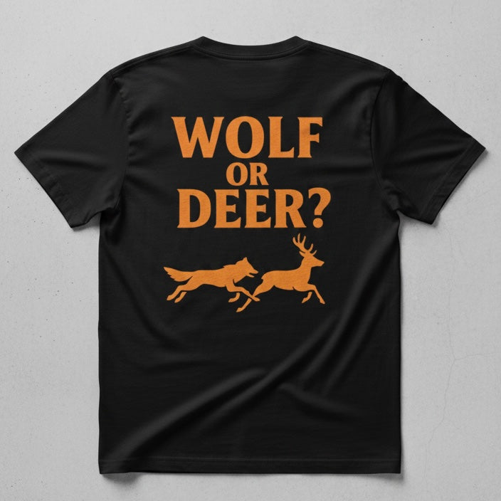 Wolf Or Deer Heavyweight Tee