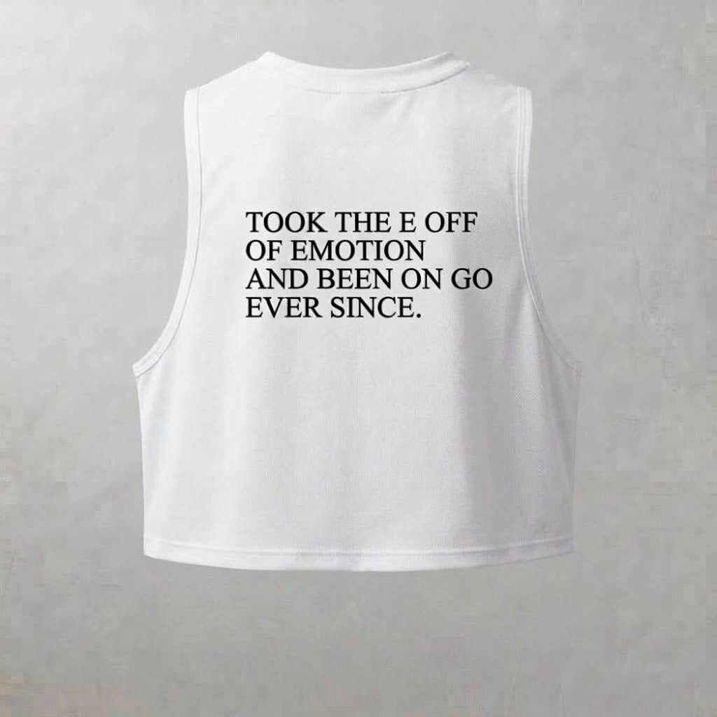 Emotion Women's Loose Performance Cropped Tank - Coming Soon!