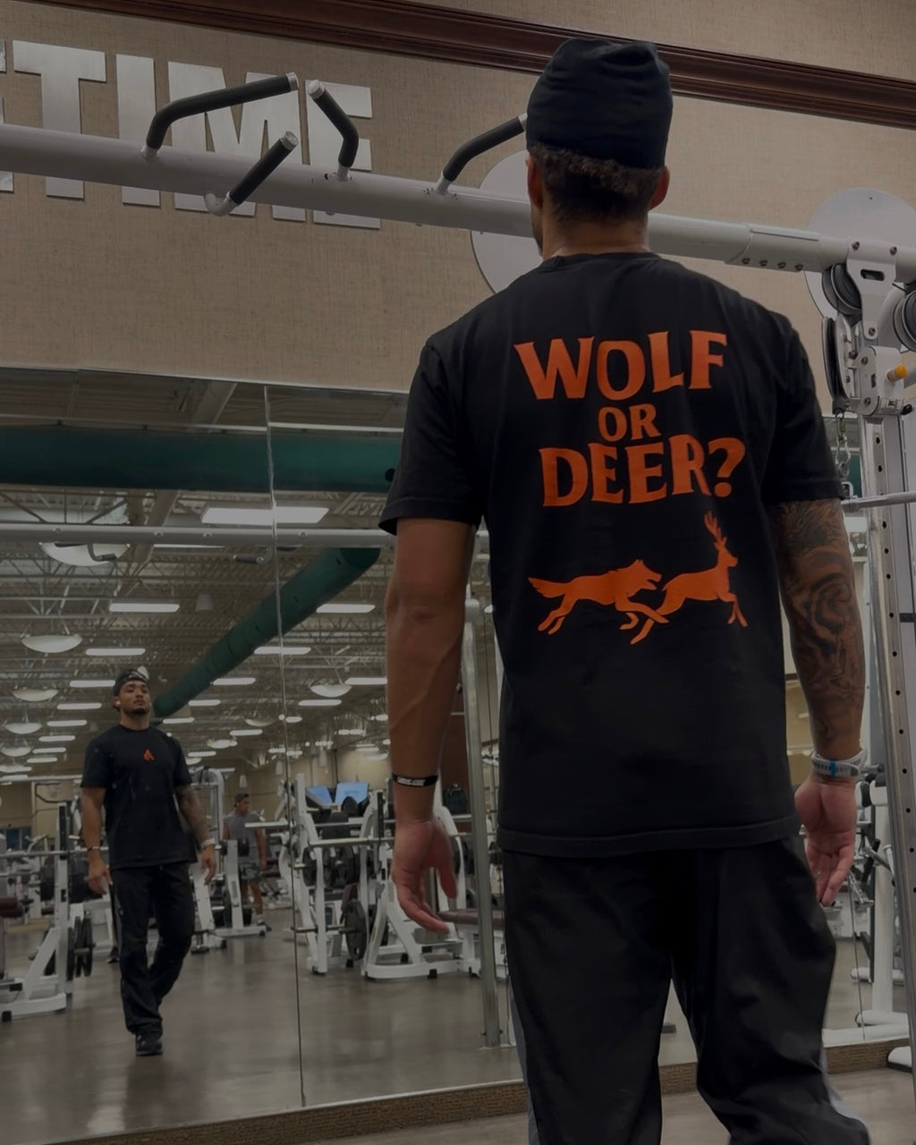 Wolf Or Deer Heavyweight Tee