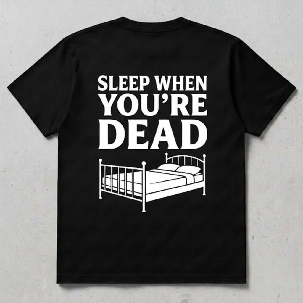 Sleep When You're Dead Heavyweight Tee