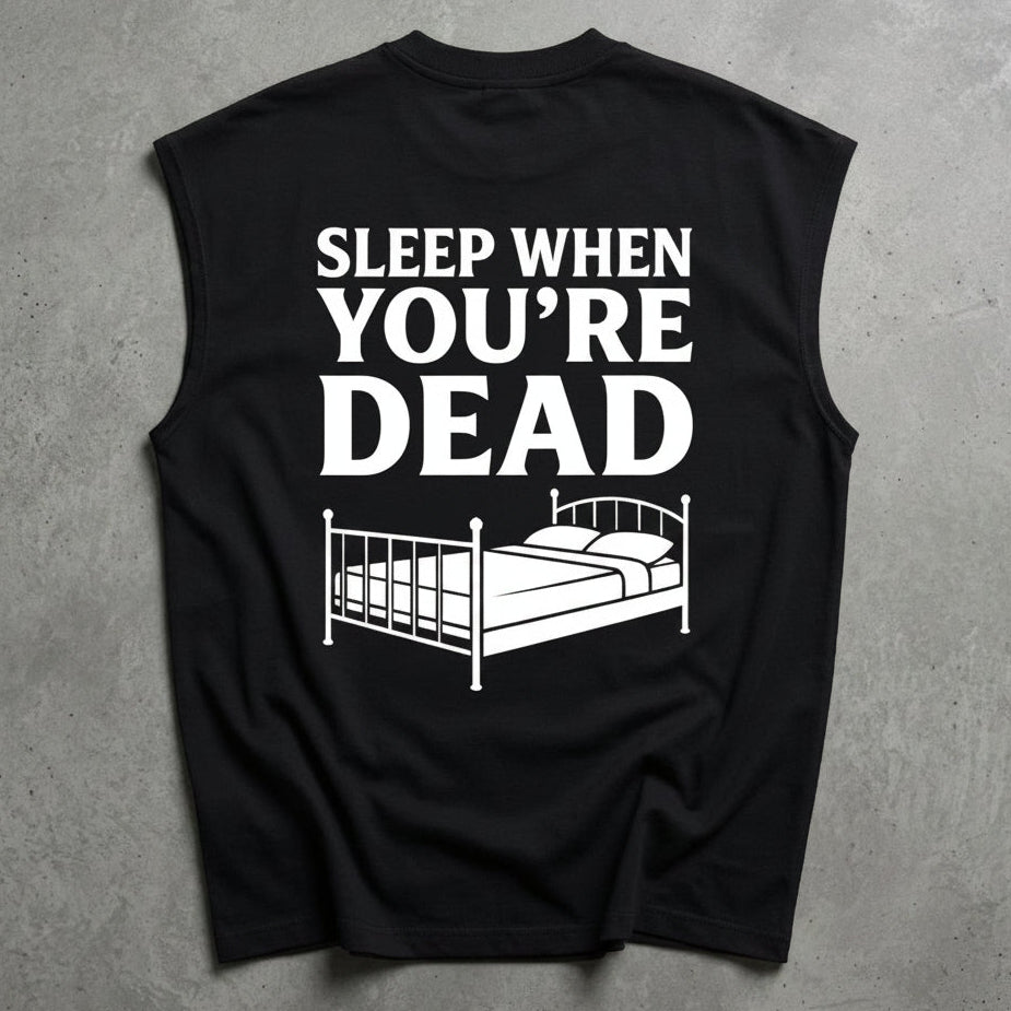 Sleep When You're Dead Heavyweight Tee