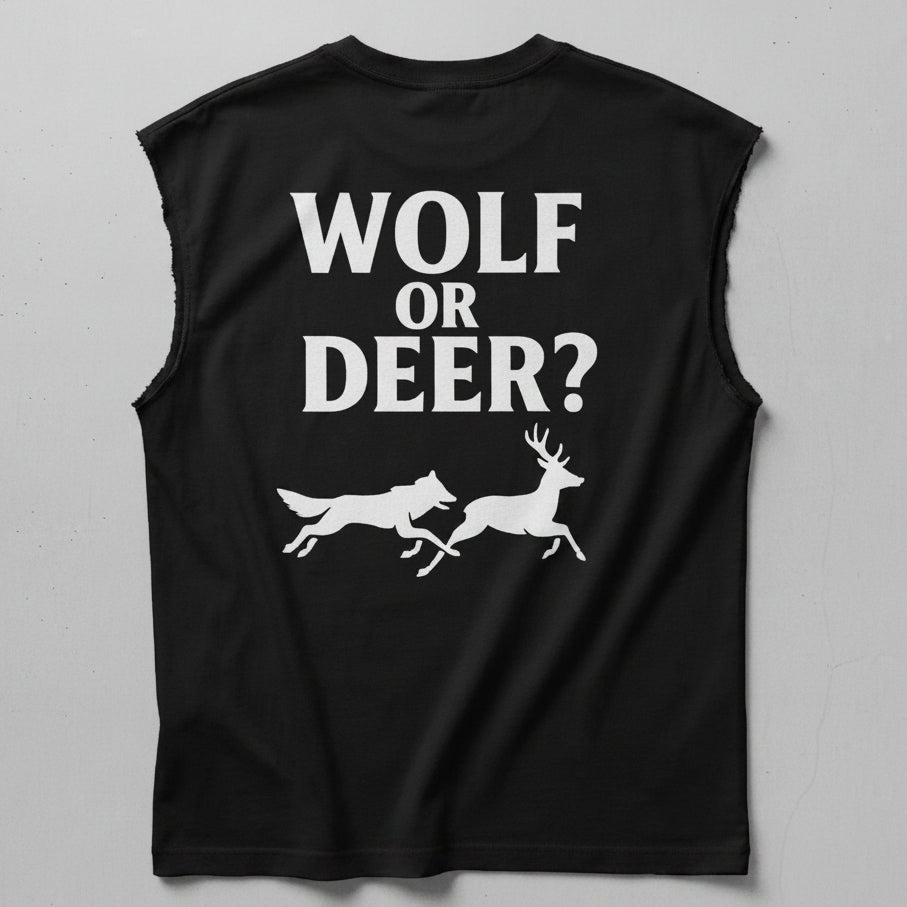 Wolf Or Deer Heavyweight Tee