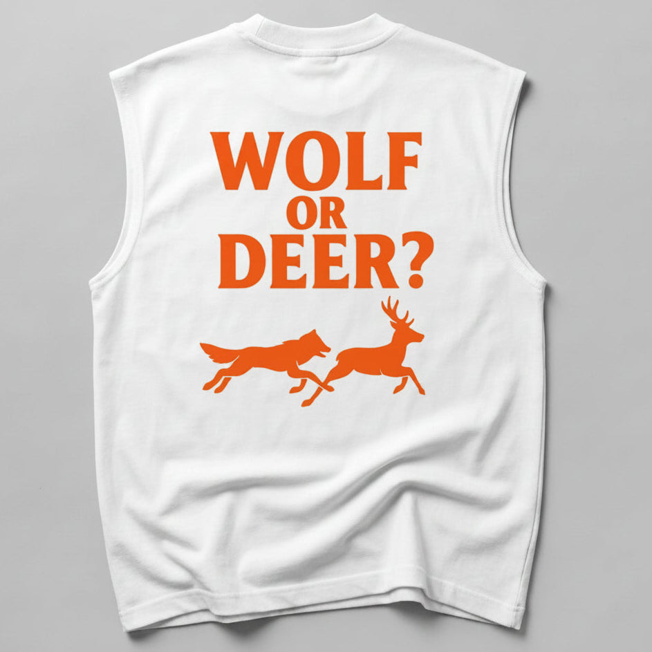 Wolf Or Deer Heavyweight Tee